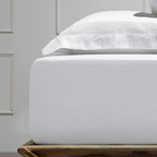 Κατωσέντονο με Λάστιχο Hauz Vegan Silk 180X200+40 White